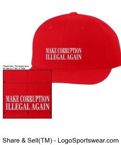 ANTI-CORRUPTION CAP (red) Design Zoom